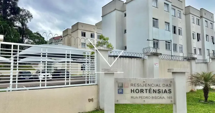 Apartamento para venda em araucária, tindiquera, 2 dormitórios, 1 banheiro, 1 vaga