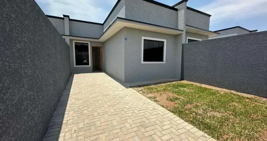 Casa para venda em araucária, capela velha, 2 dormitórios, 1 banheiro, 1 vaga
