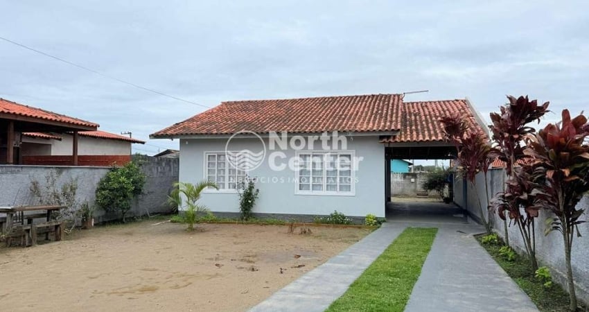 Casa semi mobiliada com edícula e terreno amplo para locação, Bairro Salinas, Balneário Barra do Su