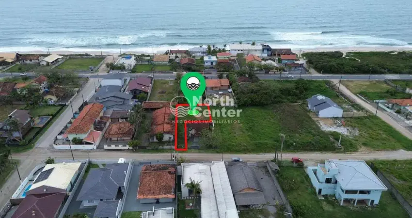 Terreno a 120 metros do mar   - salinas balneário barra do sul, sc