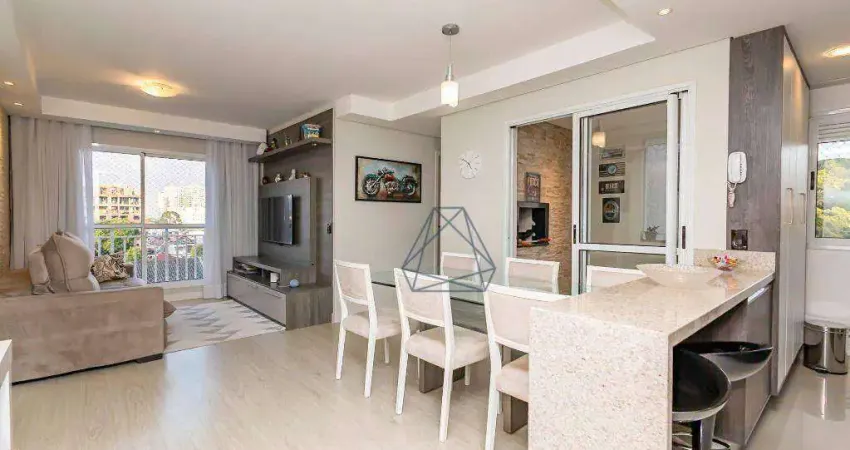 Apartamento com 3 dormitórios à venda, 75 m² por R$ 745.000,00 - Portão - Curitiba/PR