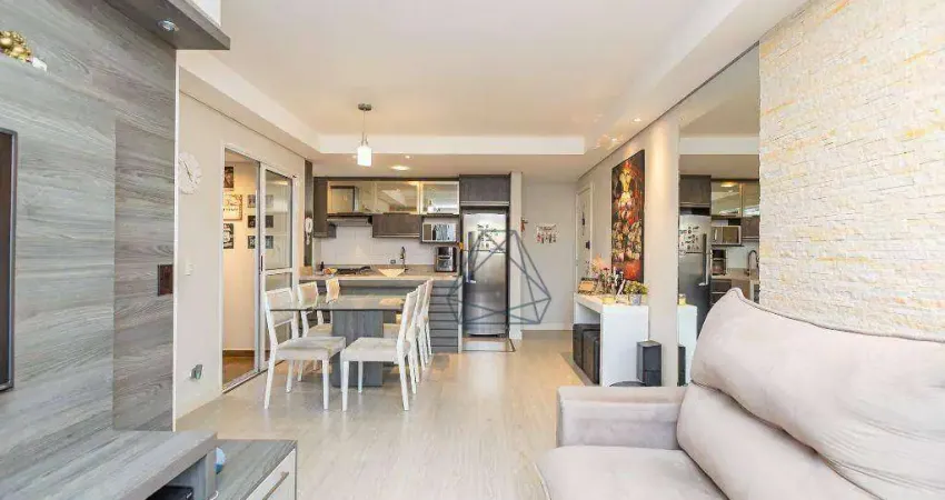 Apartamento com 3 dormitórios à venda, 75 m² por r$ 745.000,00 - portão - curitiba/pr