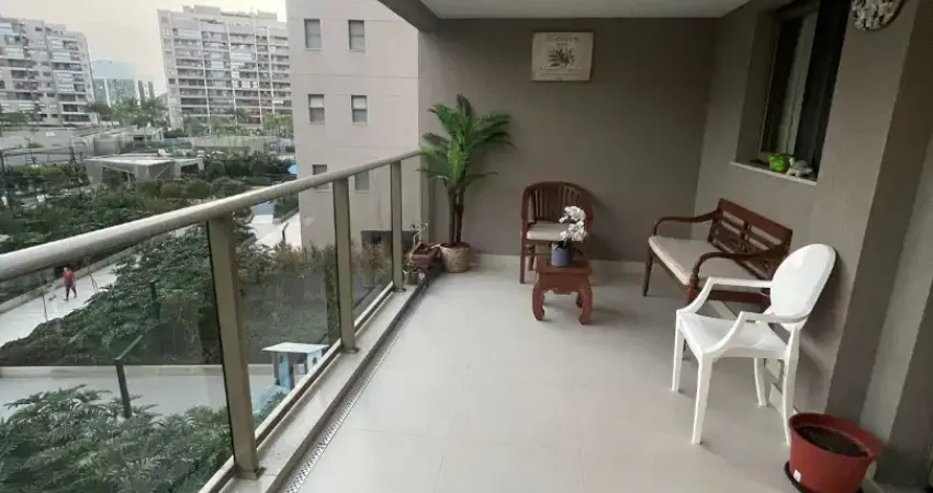 Ótimo apartamento pronto  de 3 quartos e 2 vagas na barra da tijuca
