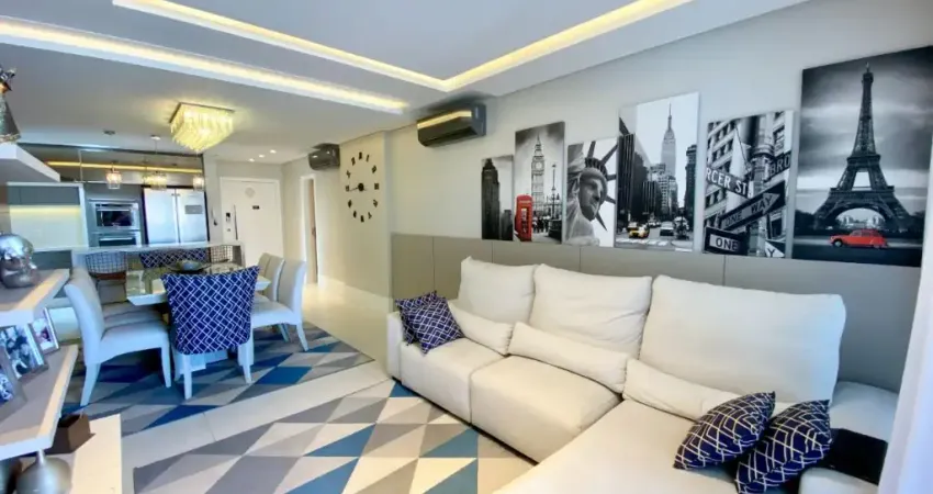 Apartamento Alto Padrão com 3 Suítes | 131m² | Vista para a Ponte Hercílio Luz | Balneário do Estreito - Florianópolis/SC