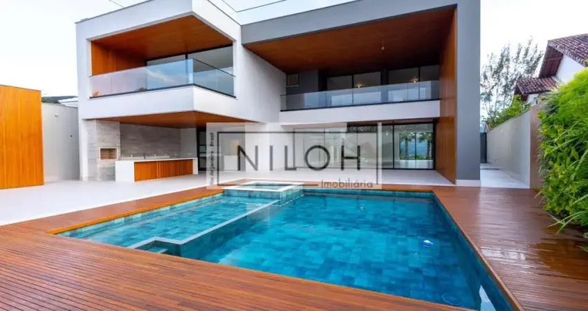 Casa em condomínio para venda em rio de janeiro, barra da tijuca, 6 dormitórios, 5 suítes, 2 banheiros, 8 vagas