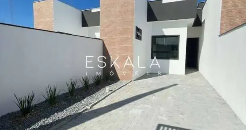 Casa geminada com 01 suíte + 01 quarto | escolinha - guaramirim