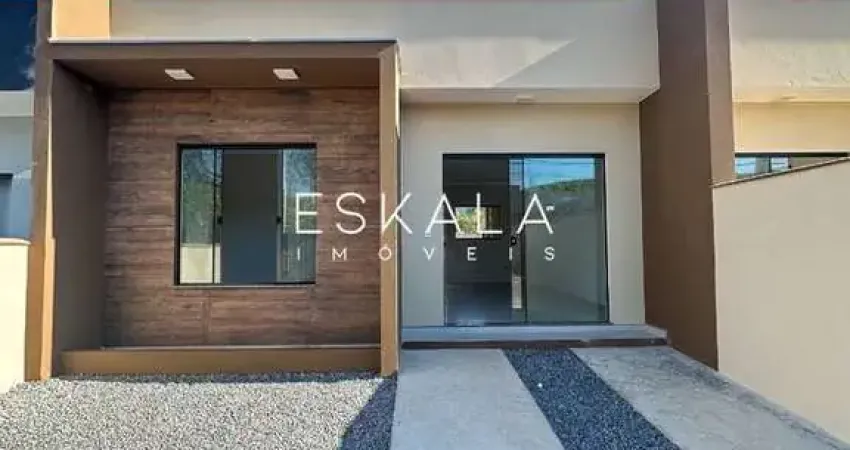 Casa geminada com 3 quartos à venda, corticeira - guaramirim