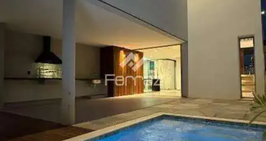 Casa em condomínio fechado à venda, 3 suítes, 6 vagas, Condomínio Tambóre - Uberlândia/MG