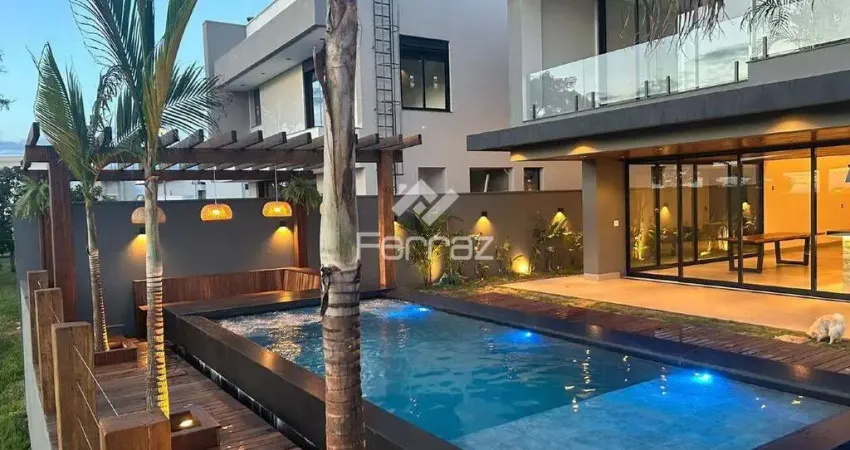 Casa em condomínio fechado à venda, 4 suítes, 4 vagas, Alphaville 1 - Uberlândia/MG