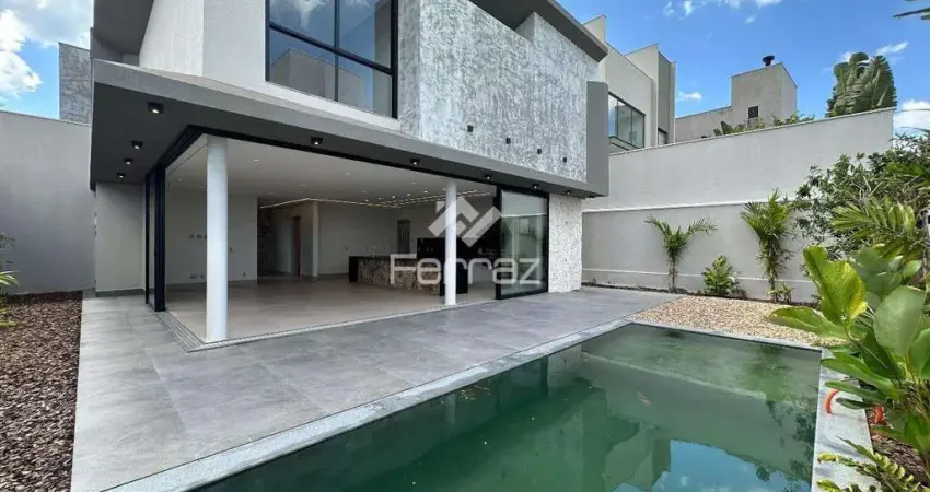 Casa em condomínio fechado à venda, 4 suítes, 4 vagas, Alphaville 2 - Uberlândia/MG