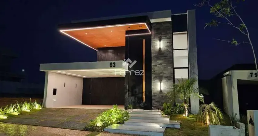 Casa em condomínio fechado à venda, 3 suítes, 4 vagas, Condomínio Tambóre - Uberlândia/MG
