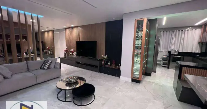 Apartamento com 3 dormitórios para alugar, 164 m² por R$ 12.804,83/mês - Jardim do Mar - São Bernardo do Campo/SP