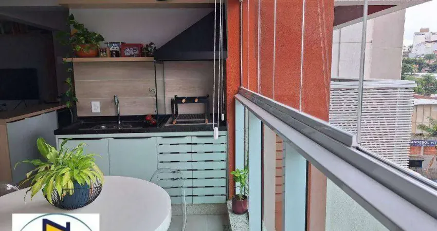 Apartamento master patriani - 2 suítes - 2 vagas - 78 m² - mobiliado - novo - r$ 880.000 - vila baeta neves - são bernardo do campo/sp