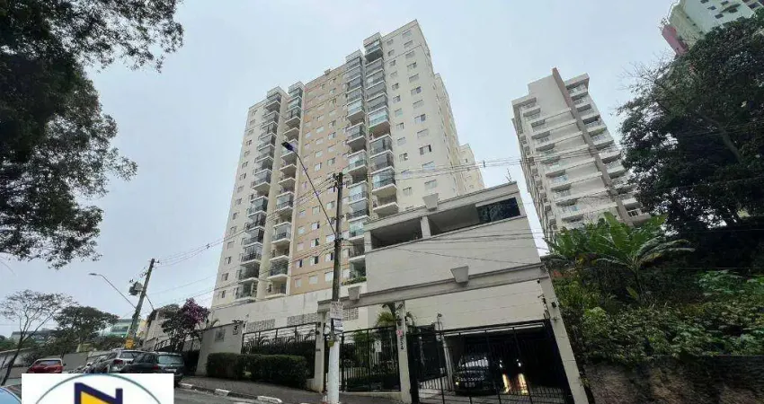 Apartamento com 2 dormitórios para alugar, 68 m² - centro - diadema/sp