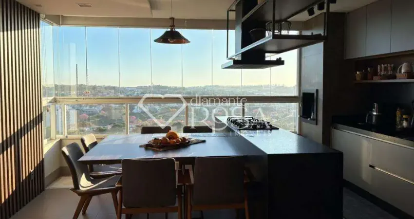 Venda apartamento no edifício santorini, de alto padrão, todo mobiliado