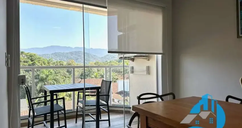 Apartamento Mobiliado à Venda 2 Dormitórios (1 Suíte) 74m² varanda gourmet piscina no Centro de Ubatuba/SP