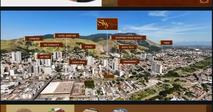 Apartamento com 2 quartos à venda na Rua Doutor Mário Guimarães, Centro, Nova Iguaçu