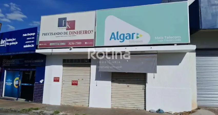 Loja para alugar, são jorge - uberlândia/mg - rotina imobiliária