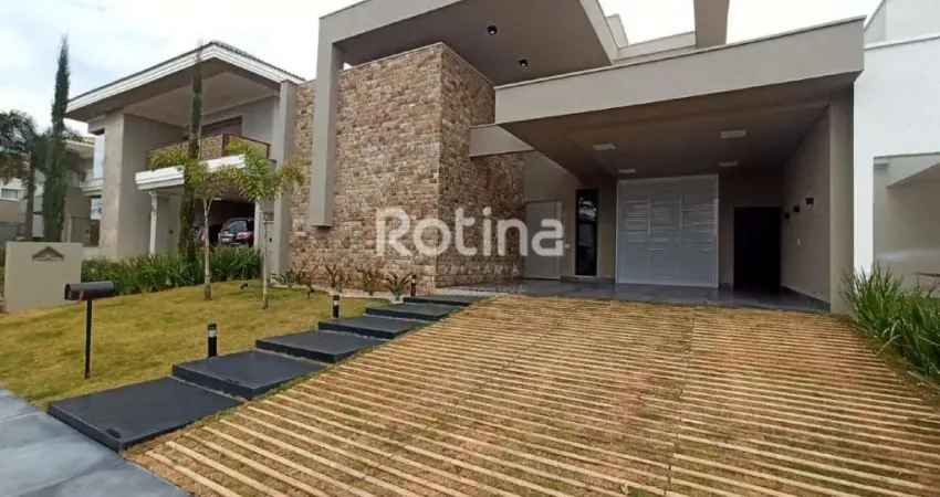 Casa condomínio fechado para alugar, 3 quartos, nova uberlândia - uberlândia/mg - rotina imobiliária