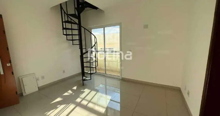 Cobertura para alugar, 2 quartos, santa mônica - uberlândia/mg - rotina imobiliária
