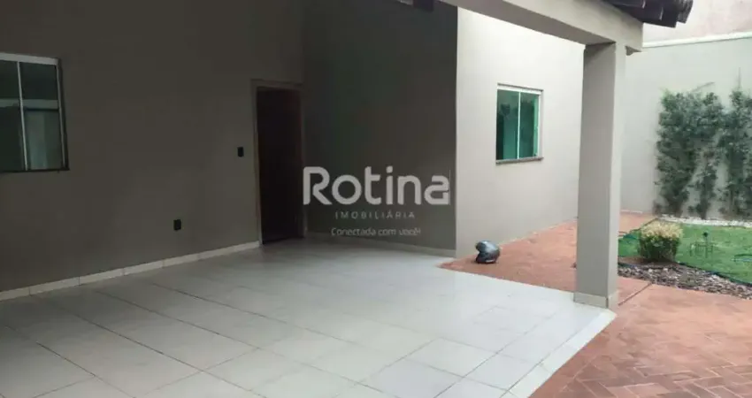 Casa para alugar, 3 quartos, santa mônica - uberlândia/mg - rotina imobiliária