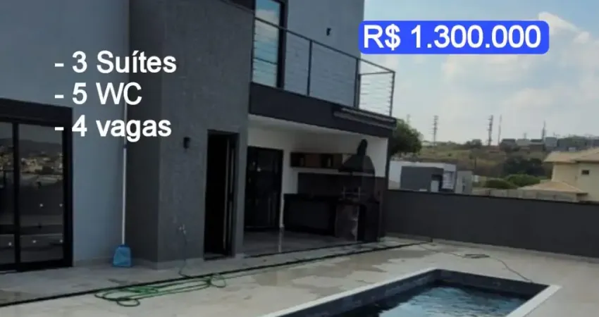 Casa com 3 quartos à venda na Avenida Imperial, 321, Condomínio Villa Real de Bragança, Bragança Paulista