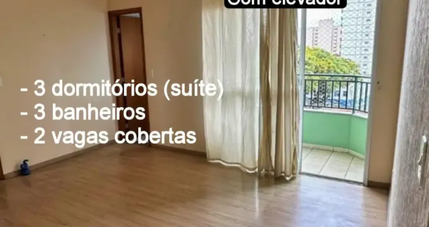 Apartamento com 3 dormitórios (suíte), 3 banheiros e 2 vagas cobertas, em Bragança Paulista!