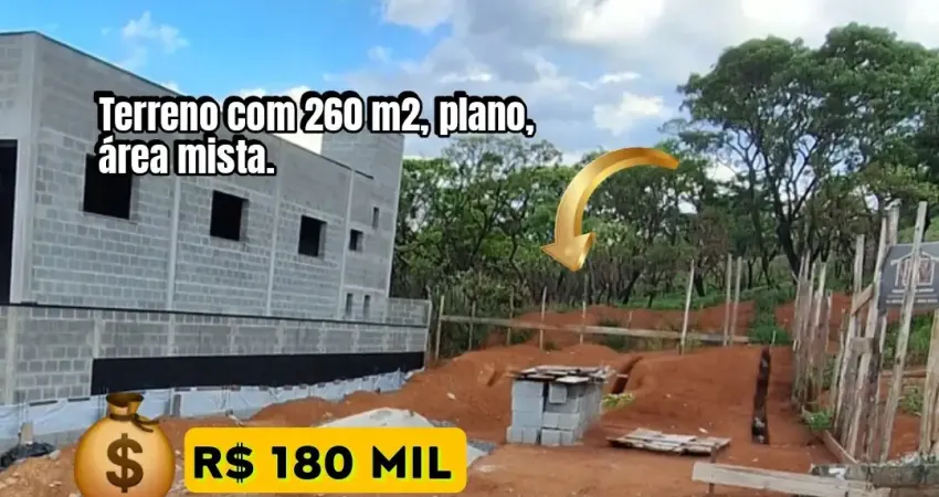 Terreno com 260 m2 no bairro uberaba - área mista (comercial e residencial)