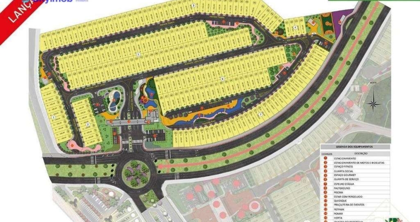Terreno de 180 m² à venda no Condomínio Florais Pérola