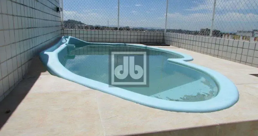 Cachambi - magnífica cobertura - varanda - 2 salas - 2 quartos (1 suíte) - terraço - 2 vagas - jbch50799