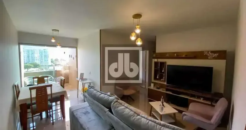 Cachambi - apartamento no porcelanato - varanda - sala - 2 quartos - dependência completa - garagem - lazer e segurança.