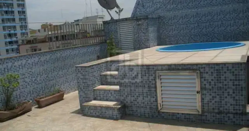 Méier - rua vilela tavares - excelente cobertura - terraço - piscina - sala - 3 quartos - suíte - 2 vagas - jbm502130