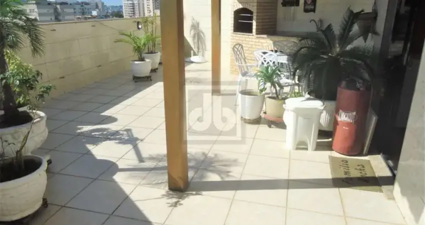 Cachambi - rua cirne maia - cobertura duplex - terraço - churrasqueira - sala - 3 quartos - dependência completa - 2 vagas - lazer e segurança - jbm502522