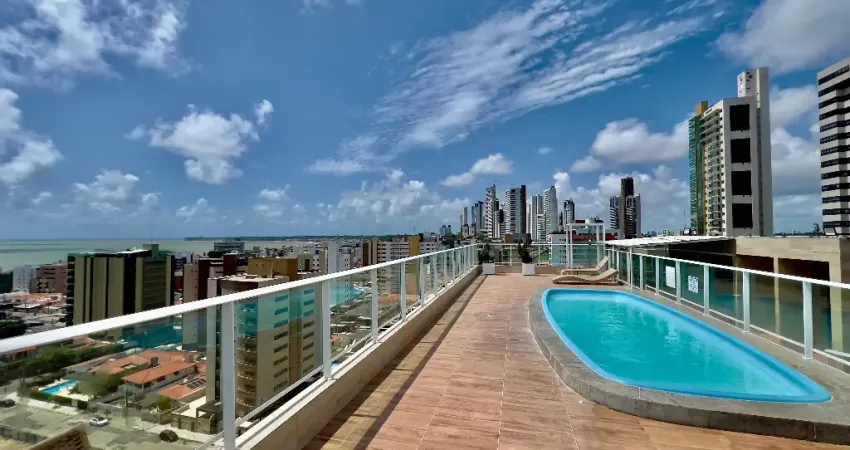 Flat com 1 quarto para alugar na Rua Coronel Miguel Satyro, Cabo Branco, João Pessoa