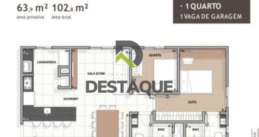 Apartamento com 2 quartos à venda no Neva, Cascavel 