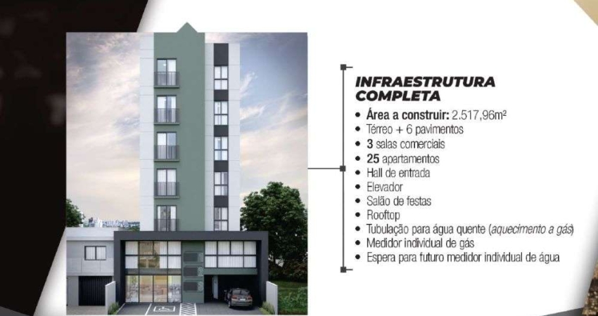 Sala comercial na planta com 80m2- Rua Manaus- Bairro Cancelli