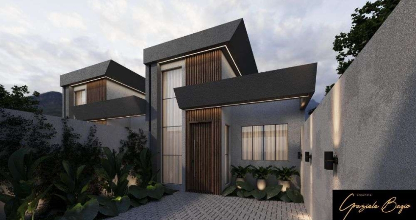 Casa nova com 1 suite e 2 quartos, 80m2- Jardim Padovani- Santa felicidade
