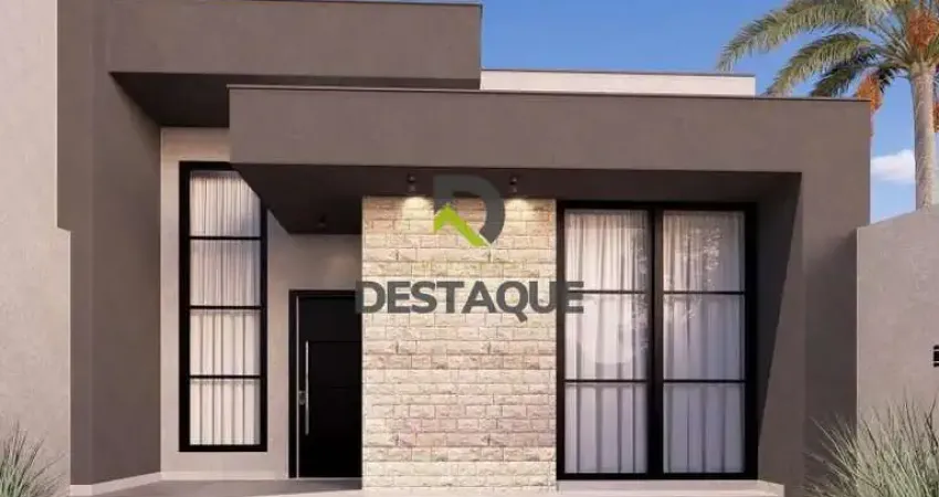 Casa em construção com 1 suite e 1 quartos- loteamento vale verde-