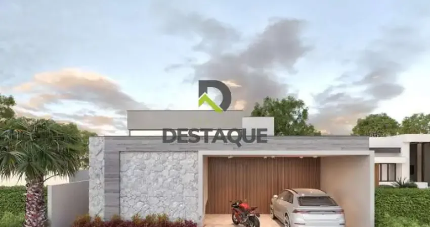 Casa em construção com 1 suite e 2 quartos- condominio vitality