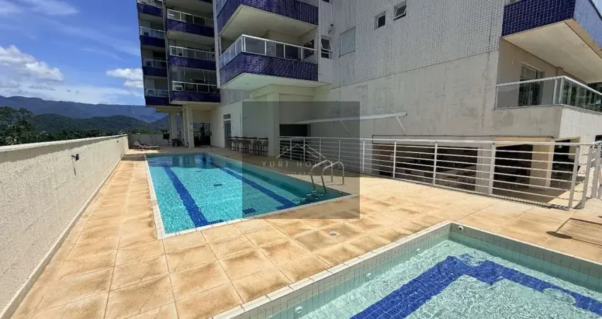 Apartamento de 2 quartos na barra da lagoa, ubatuba-sp: 1 suíte, 1 sala, 2 banheiros, 3 vagas - 85m² de área!