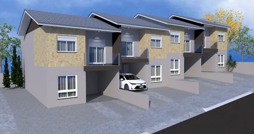 Casas novas em construção no desvio rizzo loteamento vista alegre