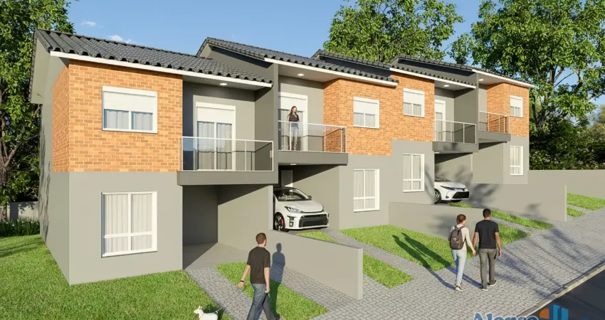 Casa duplex com 03 quartos e 02 banheiros em construção no desvio rizzo