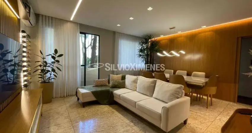 Apartamento á venda com 114m², 3 quartos e 2 vagas.