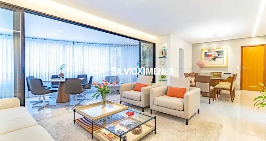 Residencial › Apartamento na Savassi com 150,00 (M²), 4 quartos e 3 vagas para Venda