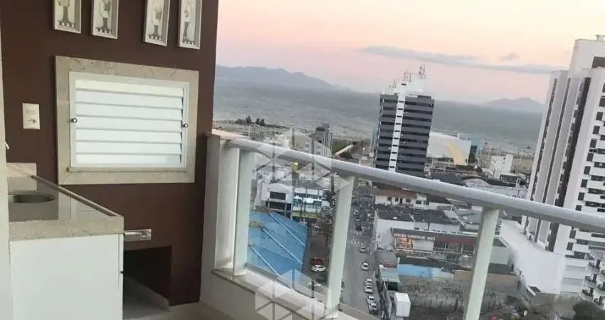 Apartamento com 3 quartos semi mobiliado e vista para o mar no bairro campinas em são josé/sc