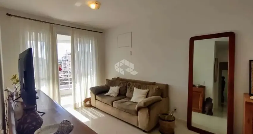 Apartamento no bairro coqueiros, em florianópolis, sc, semi-mobiliado, sacada, churrasqueira, 03 quartos sendo 01 suíte, 02 vagas de garagem.