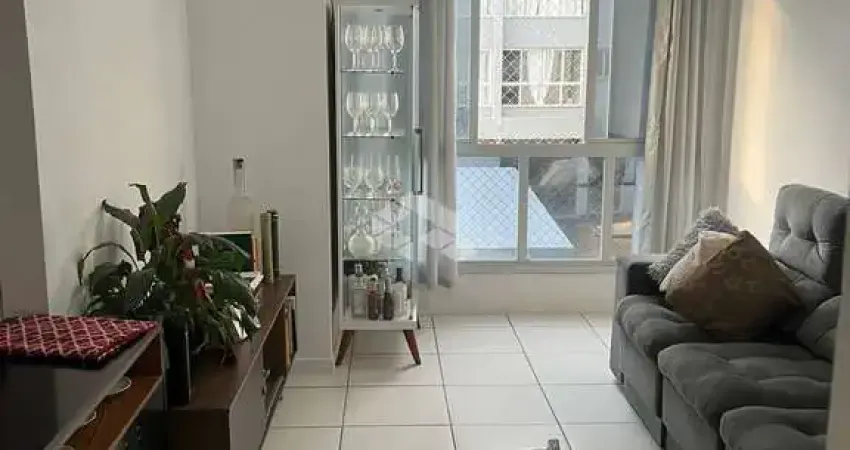 Apartamento no bairro rio grande, em palhoça, sc, semi-mobiliado, churrasqueira, 02 quartos, e 01 vaga de garagem