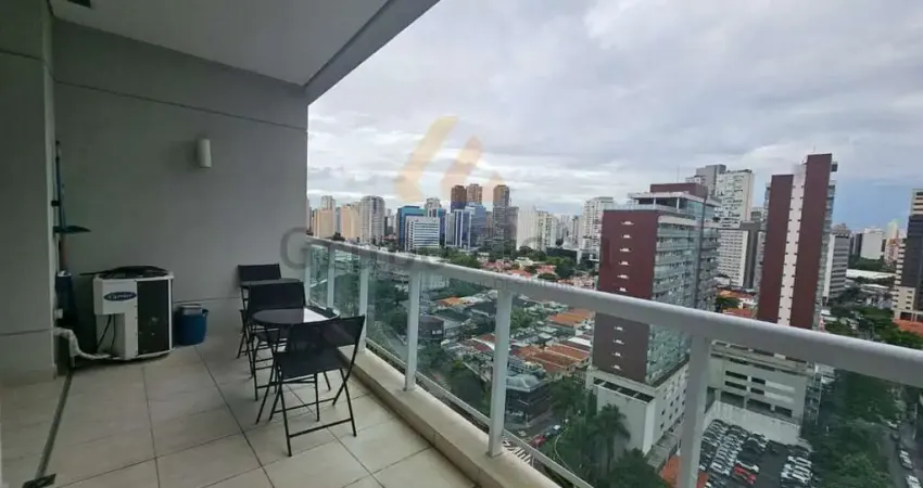 Conjunto comerçial ,sala semi mobiliada fina ,ar condicionado , varanda , 2 vagas