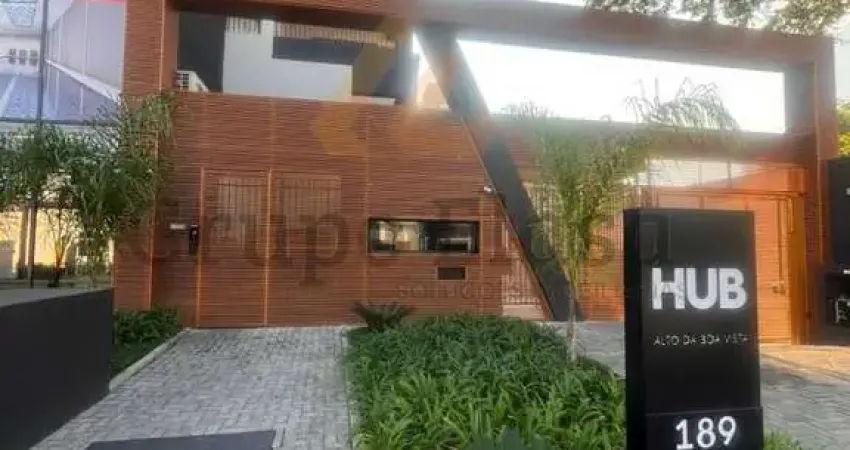 Apartamento 1 Dormitório para Locação no HUB Alto da Boa Vista -Andar Alto Completa Estrutura/lazer