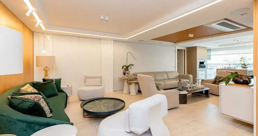 Apartamento à venda com 3 suítes, 4 banheiros, 2 vagas e 162m² - moema